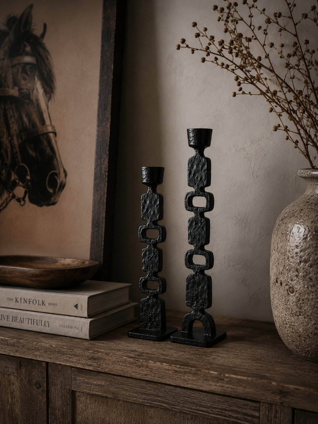 Snaffle Candle Holder